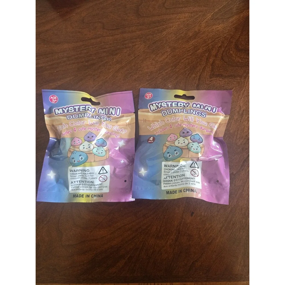Mini Mystery Dumpling 4 pack NEW! 2 Limited Edition Sealed Bags